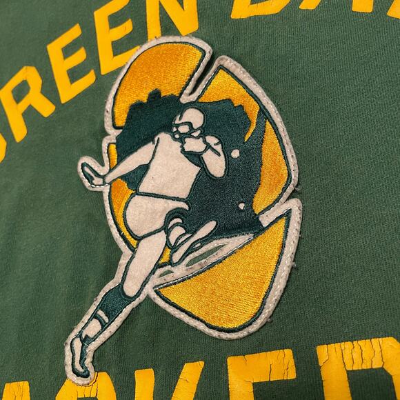 Green Bay Packers Nostalgia Mitchell & Ness Shirt Mens Medium Vintage Y2K Retro - Picture 3 of 12